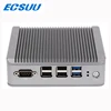 ECSUU UU-1912 intel J1900 quad core 2 lan port 12v fanless pocket virtualization micro pc mini computer
