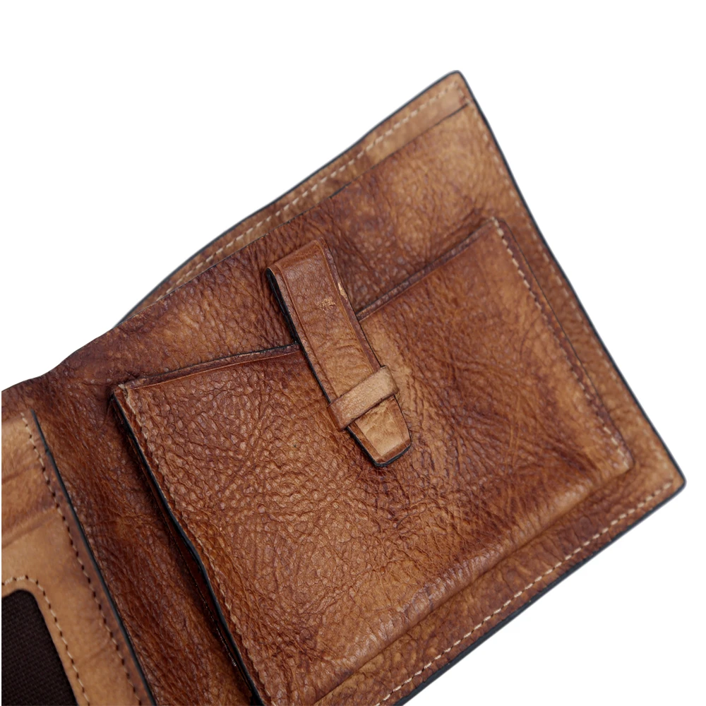 Durable Leather Waterproof Wallet For Men Vintage Style Wallets Buy