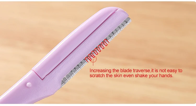 Cosmetic Makeup Facial Hair Remover Trimmer Eyebrow shaver Plastic Mini Eyebrow Razor.jpg
