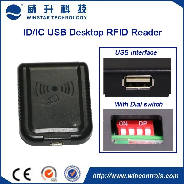 Multiple Data Format Dip Switch 125khz 13 56mhz Usb Rfid Reader Buy