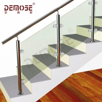 Decorative Staircase Glass Railings Design - Buy Balcony Railing Designs,Railing With Glass 