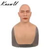 Party Masquerade Top Quality Male Props Human Halloween Face Silicone Realistic Full Head Masquerade