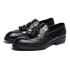 Massive leather shoes, Stone lines, cowhide, European leather work.