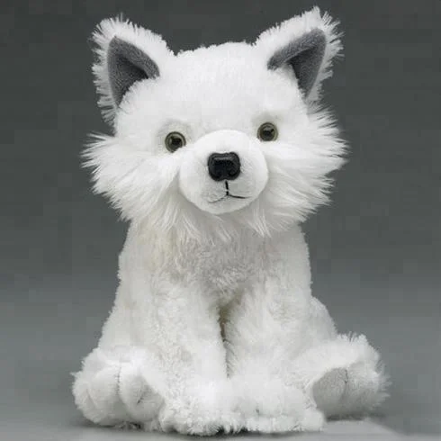 Oem Manufacturer Custom Stuffed Animal White Wolf Plush Toy - Buy White