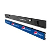 acrylic glass led wall shelf clip led display