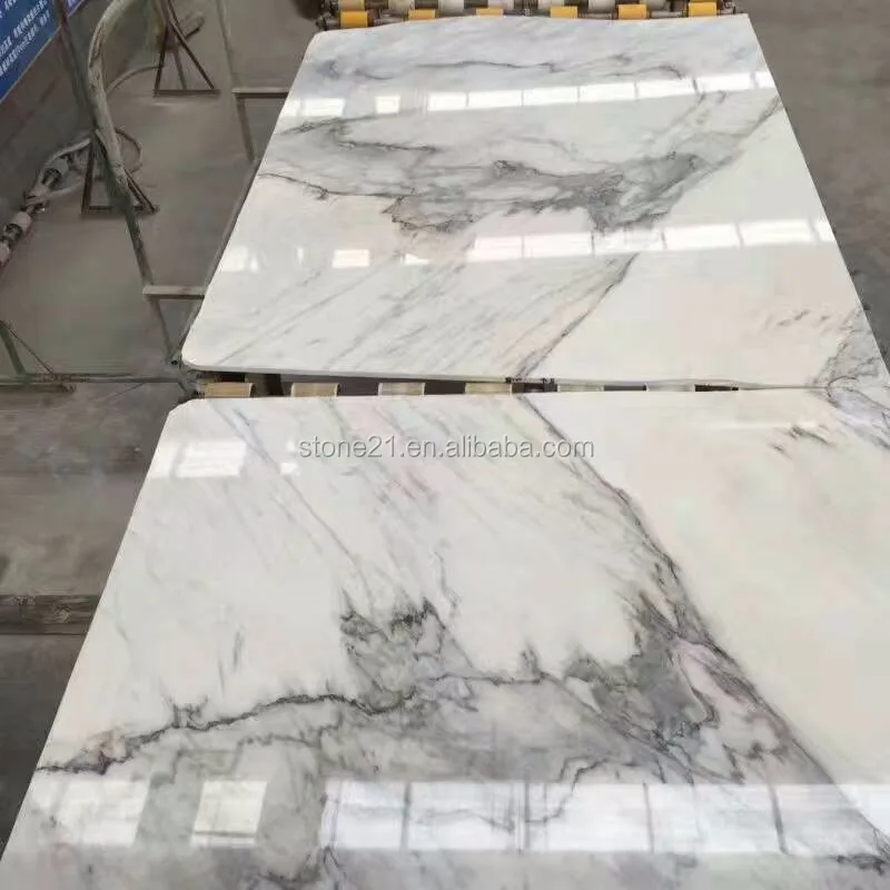 Italy Calacatta white marble 