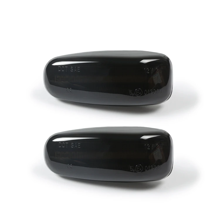 2 Pcs Sequential Led Turn Signal Light Clear/smoked Lens For Mercedes