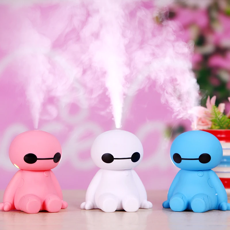 Hot sale essential oil diffuser Robot shaped mini car USB cute air humidifier