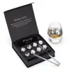 Wave Shape Stainless Steel Ice Cubes ,Whiskey wave ice Stones with gift set