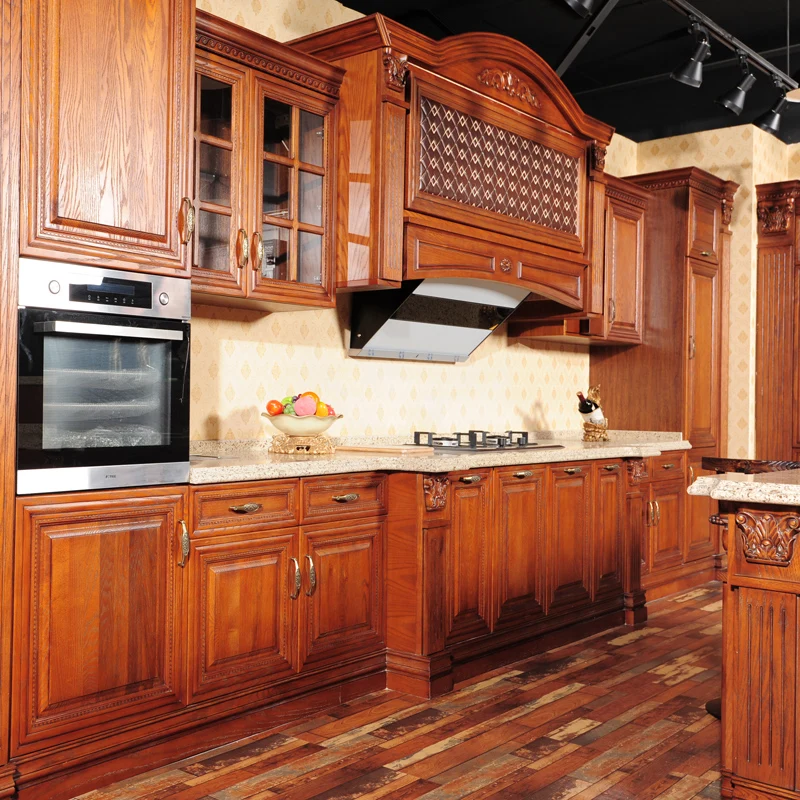 Popular Wholesale Chinese Wooden Kitchen Cabinet Mdf Solid Wood