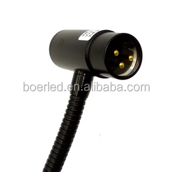 3 PINS 4 PINS RIGHT ANGLE XLR PLUG 12V 1W CANNON LED SPOTLIGHT