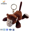 LOW MOQ cheap mini stuffed animal toy soft plush monkey keychain wholesale