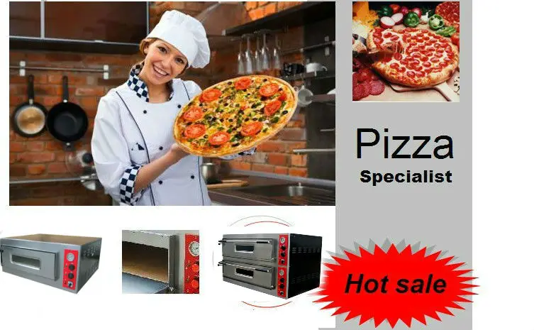 PA02 PERFORNI stainless steel panel single layer electrical pizza ovens for bakery used