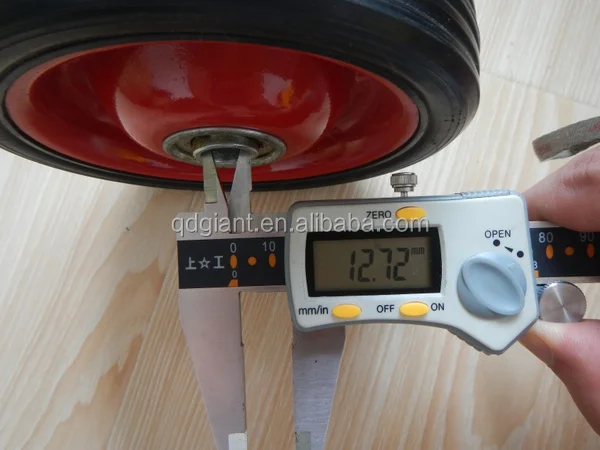 5 inch solid rubber wheel 5x1.5