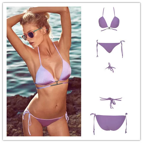 triangl high waisted bikini