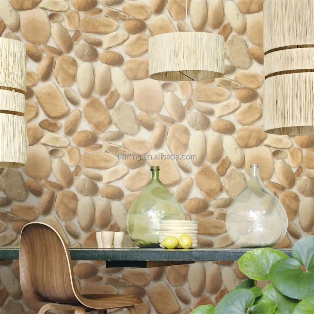 3D Batu Bata Dan Batu Wallpaper Korea Bata Wallpaper Dinding
