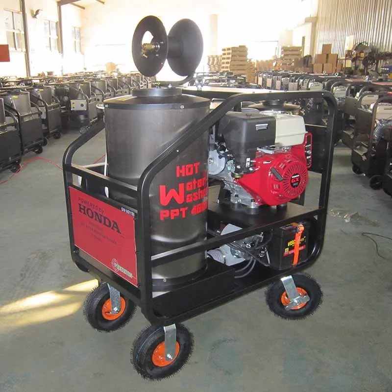 4000psi Gasoline Engine Hot Water Pressure Washer With Steam High