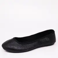 Alyn Black Cute Faux Leather Oxford Style Laced Up Closed Toe Small Heel Flex Comfy Flats Designer Loafer Ver Zapatos Bajitos De Mujer Sneakers Shoes for Sale Women Girl Size