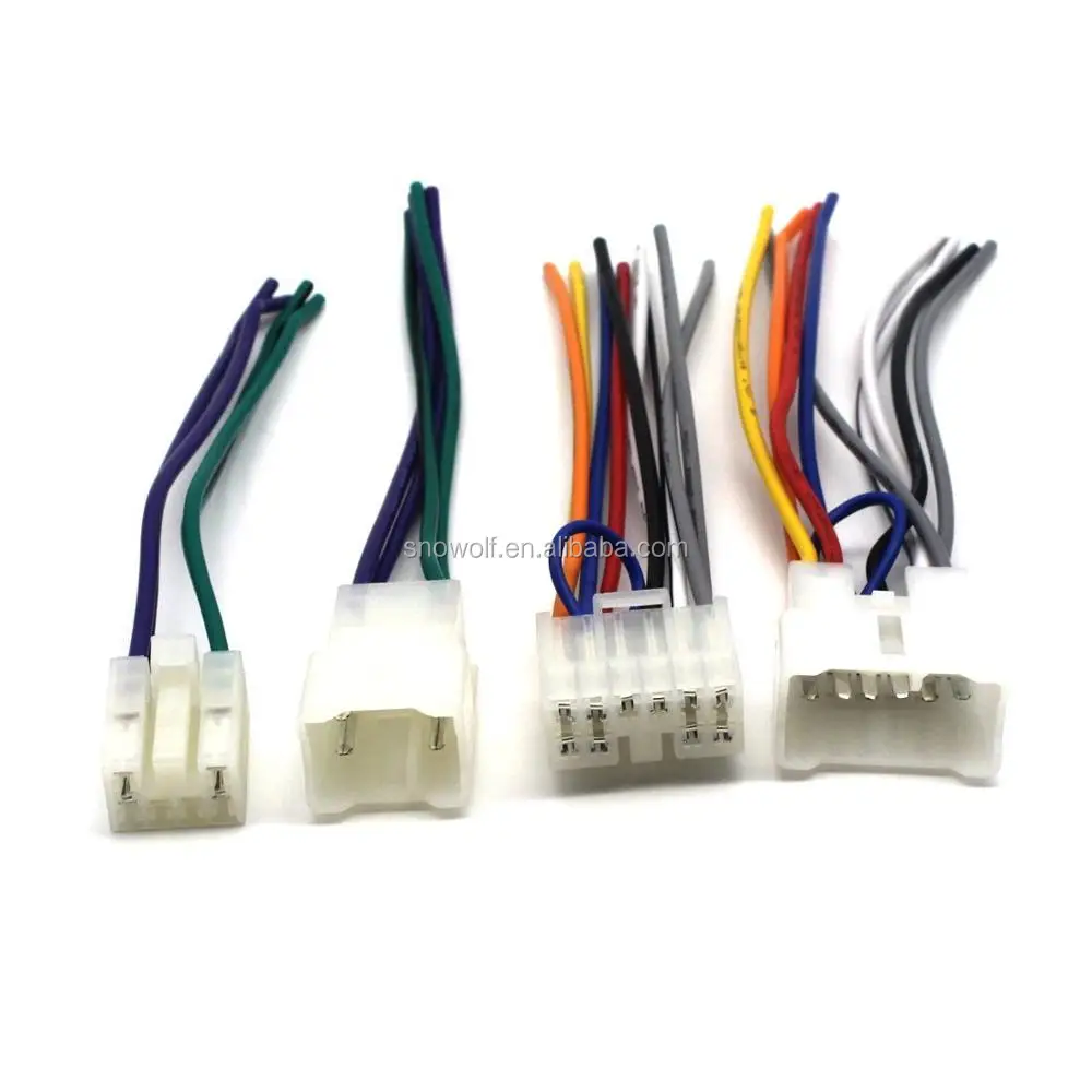 Motong Stereo Wire Harness For 1987-up Toyota Power 4 Speaker Connector
