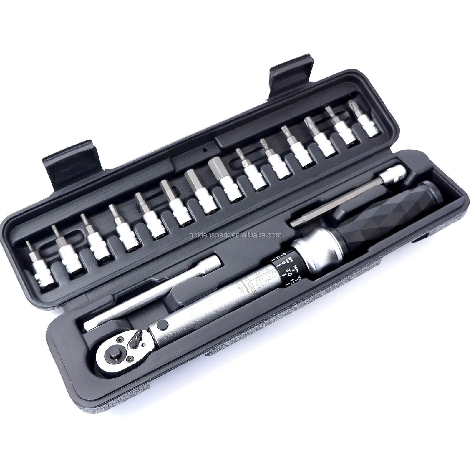 1/4-inch Drive Click Torque Wrench Sets 72-tooth 1-25NM Bicycle Repair Tools Kit