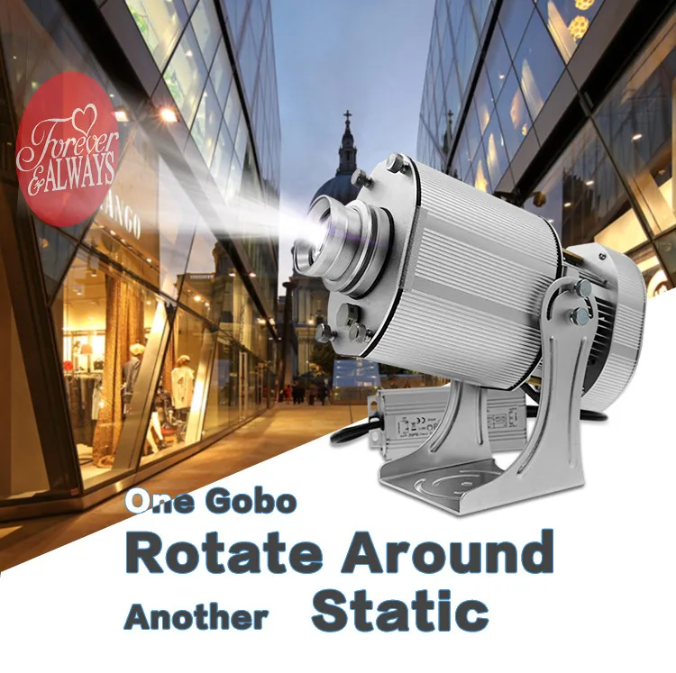 gobo logo projector 40W Outdoor waterproof advertising customize logo projector floor lamp CE certification