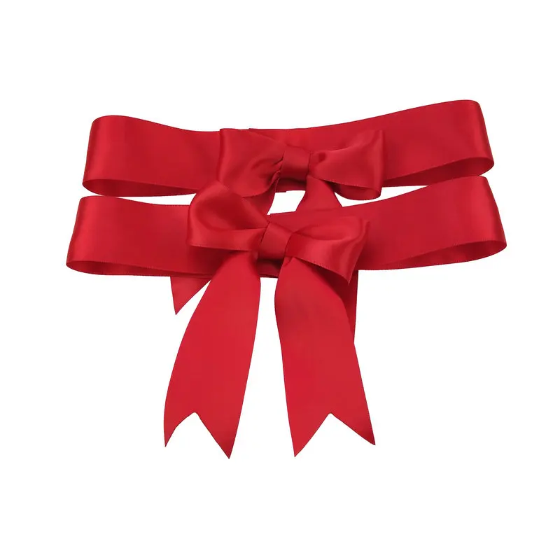 Unique Design Wine Bottle Bow Tie/wholesale Ribbon Bow For Wine Bottles