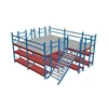 GTY custom racking supported warehouse compact mezzanine platform shelving rack