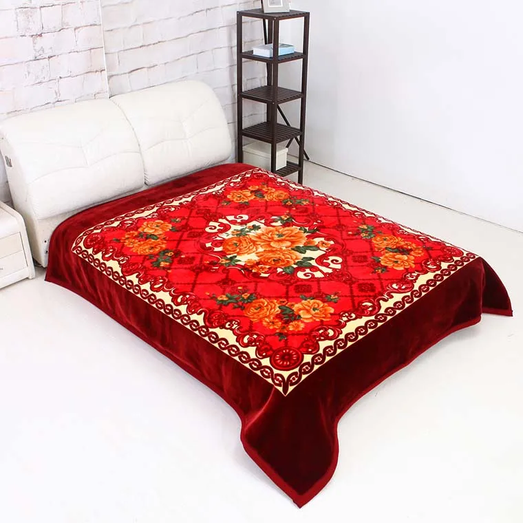 Super King Size Thick And Heavy 5kg/6kg/7kg Polyester Blanket 220x240cm