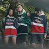 Winter fashion pullover men 50% cotton 50% poly custom printing design 350grams heavyweight black brushed fleece hoodies