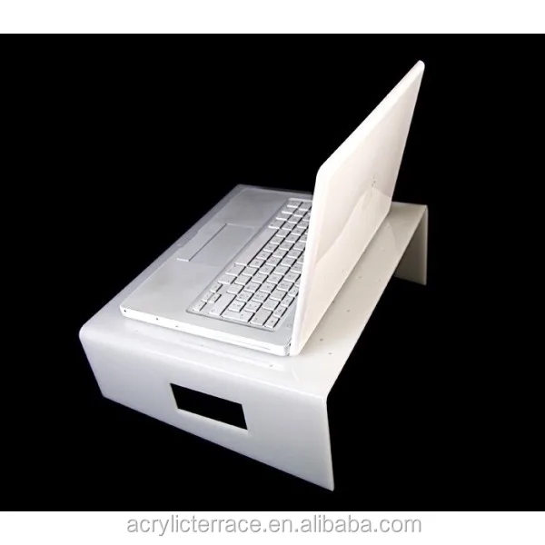 Clear White Acrylic Perspex Laptop Pc Stand Buy Clear Acrylic