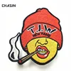 Custom iron on embroidered patches for hat, iron on patch set bulk