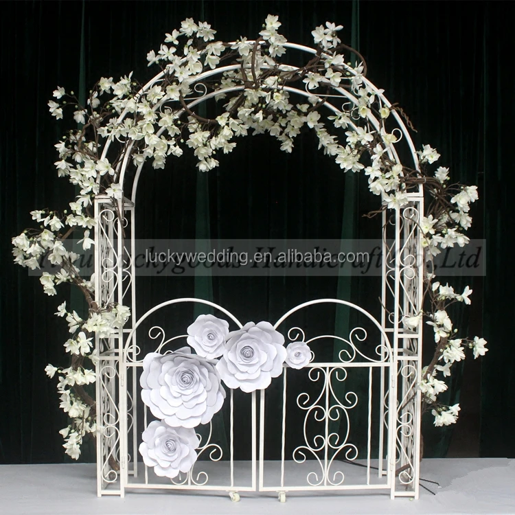 Ldj452 Bulk Round Strong Metal Flower Arch Wedding Garden Arch Buy