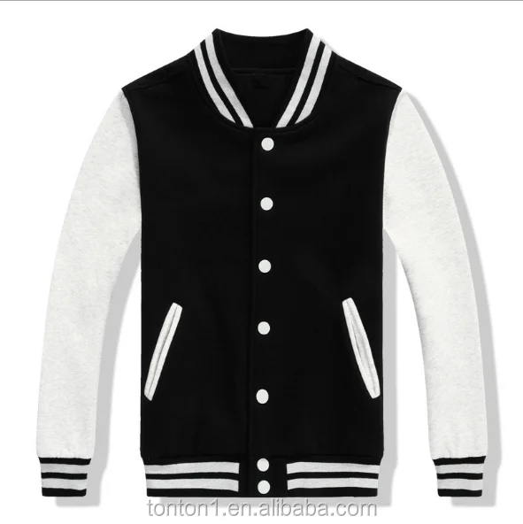 Grey Red Black Baseball Vasity Jackets Baseball Jacket Custom Made