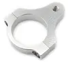37mm CNC Aluminum Steering Damper Stabilizer Mounting Bracket for Motorcycle Modification Silver