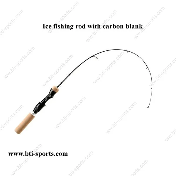 Hot Sale Economic Ice Fishing Rod With Carbon Blank By Oem Customize