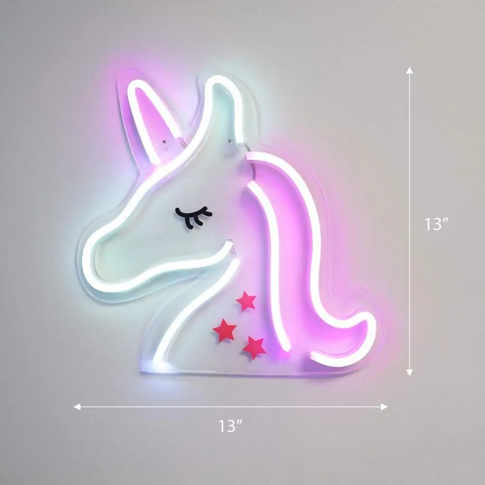 Interior Art Night Light Battery Powered For Room Wall Decoration Led Neon Sign
