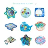 Fill 'N Fun Water Play Mat - Encourage Tummy Time with 6 Fun Floating Sea Friends to Discover play water mat for baby