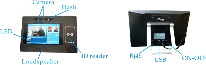 Desktop face ID identification machine