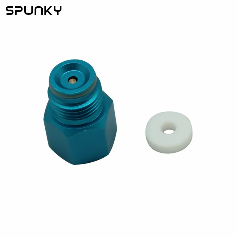 Adapter Converts Standard Cga320 Male Fitting To Co2 Paintball Tank