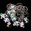 Free sample Custom High Quality Metal Soft Enamel Souvenir Panda Keychain