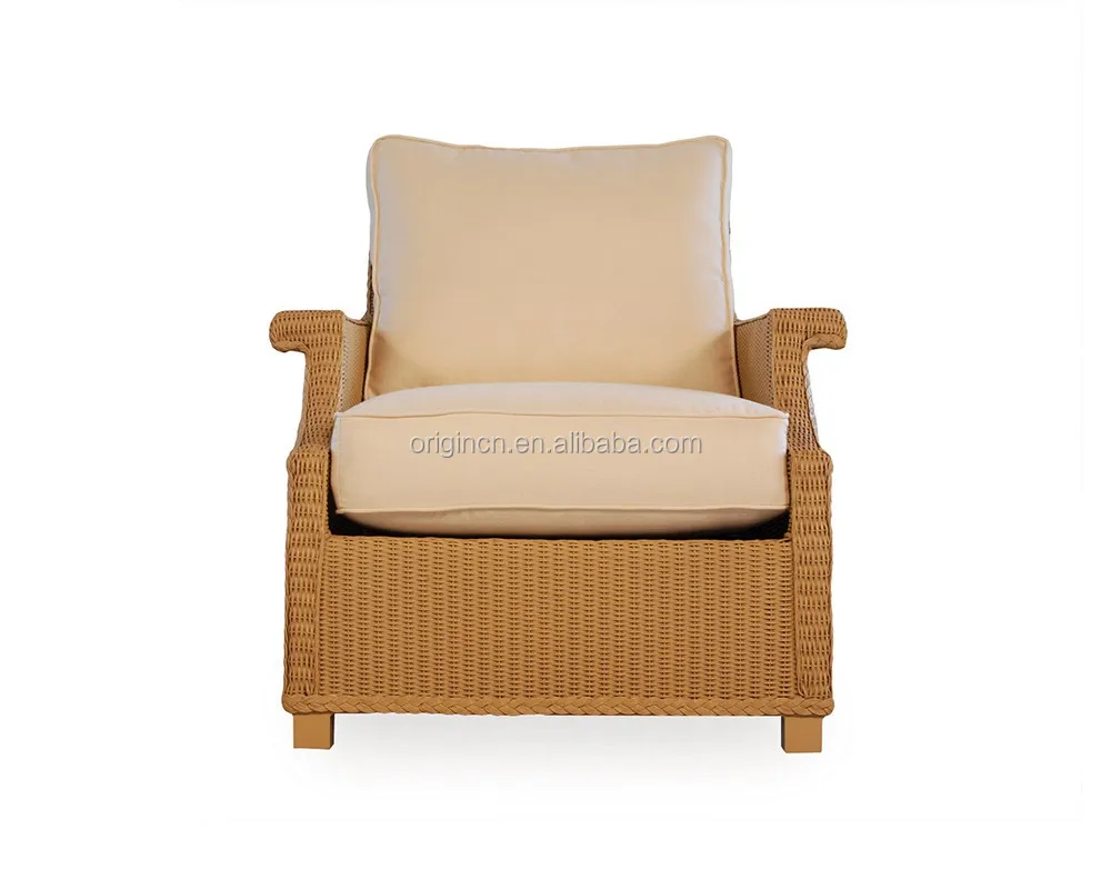 Aesthetic Armrest Designed Outdoor Homebase Rattan Recliner Chair