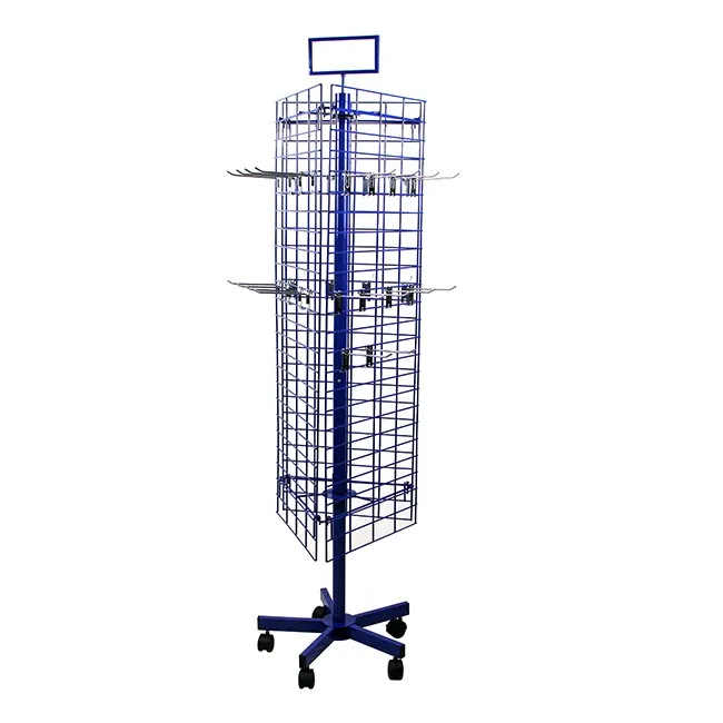 Metal Retail Promotion Wire Mesh Grid Panel Spinner Display Rack Buy