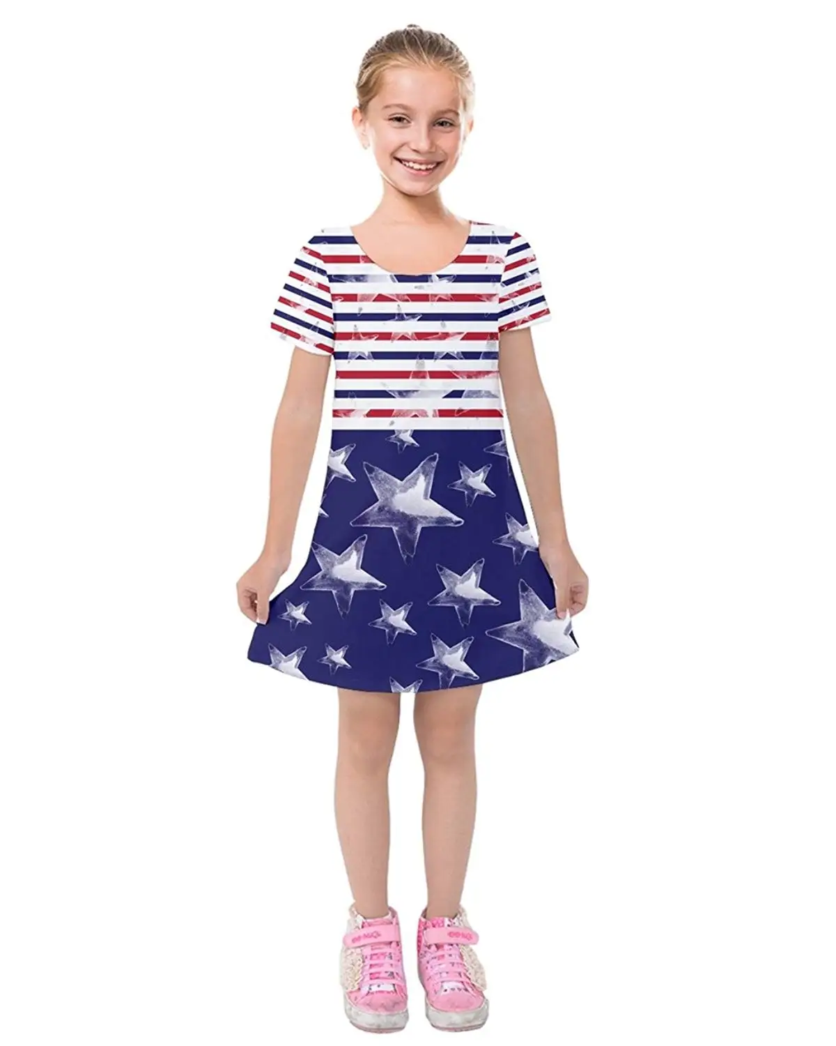 American Flag Dresses for Girls