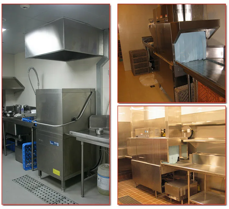 Commercial 3m Flight Type Stainless Steel Hotel Dishwasher With Good