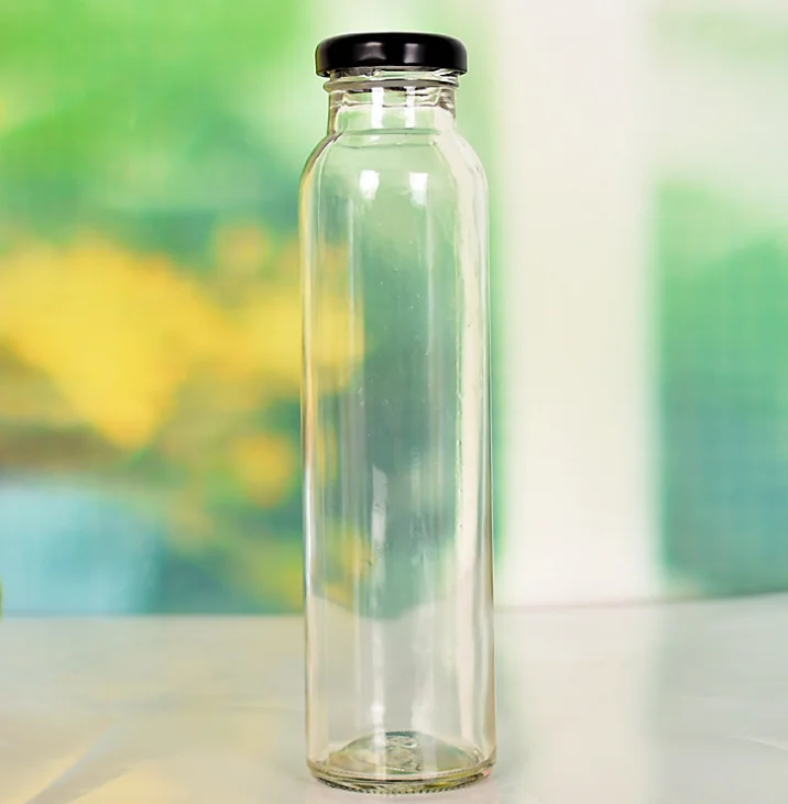 12 Oz Wholesale Clear Glass Juice Bottle Frescor Glass Juice Bottle