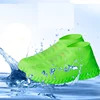 12 color case reusable safe non slip silicone shoe covers waterproof rubber rain boots
