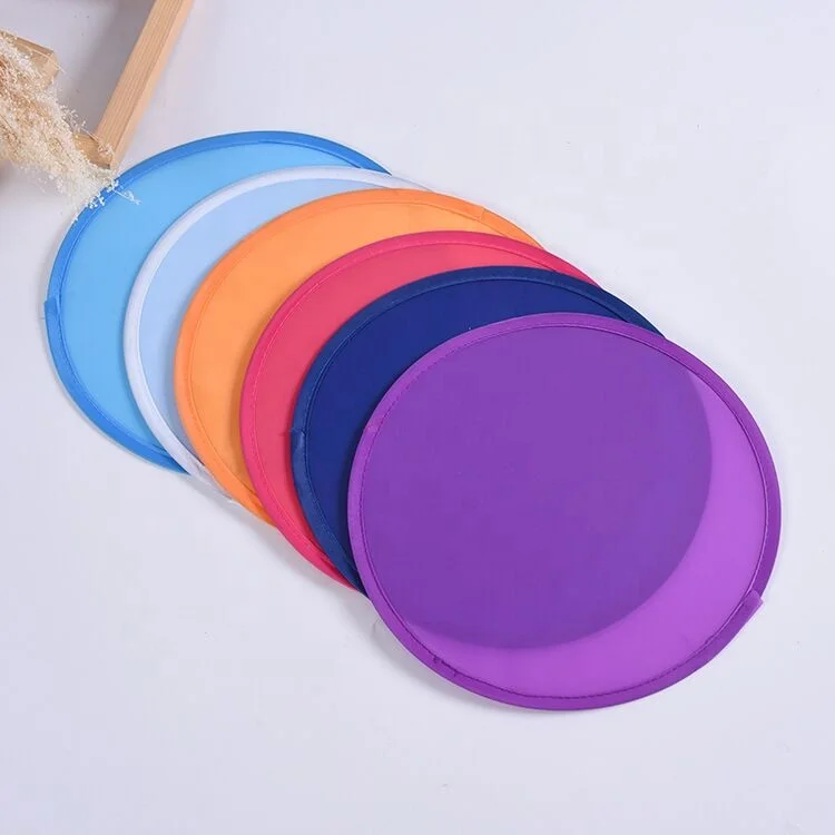 Printed Polyester Folding Flying Discs And Foldable Nylon Frisbee Buy