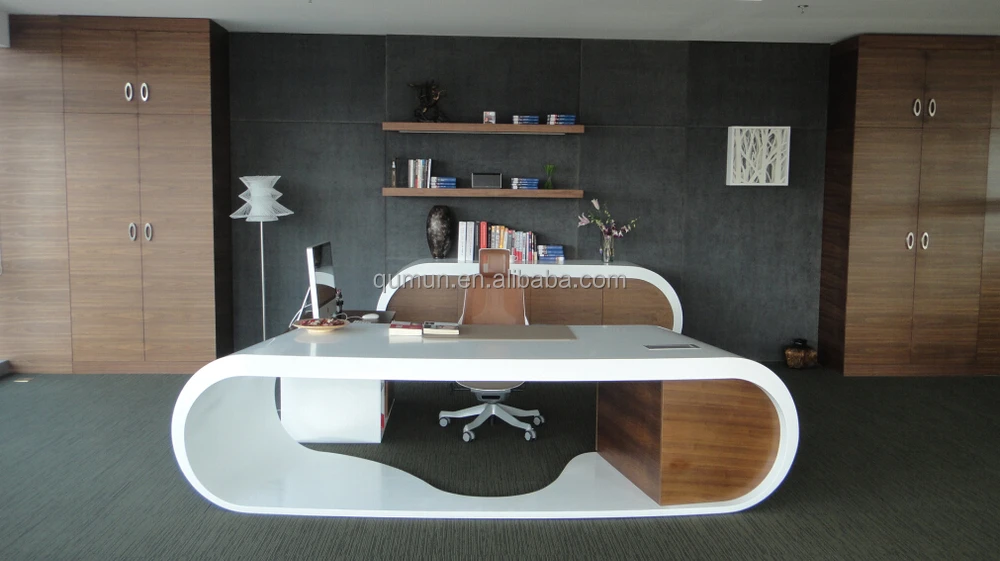 White Color Office Desk Made In China High End Executive White Color Office Desk Made In China High End Executive