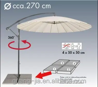 24k hanging umbrella