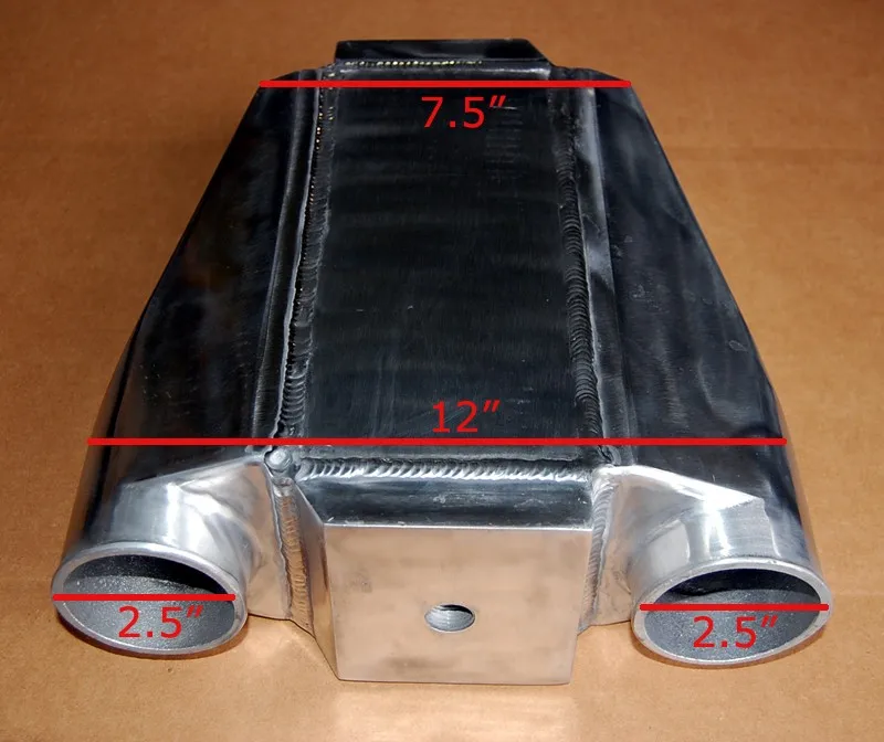 Air To Water Intercooler A/w Ic 3.0" In/out Liquid Core Aluminum For